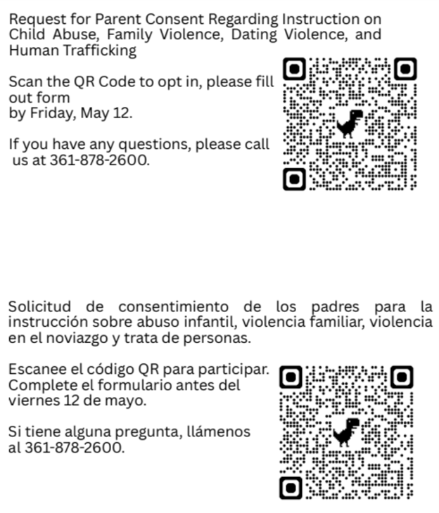QR Code for PE Lessons