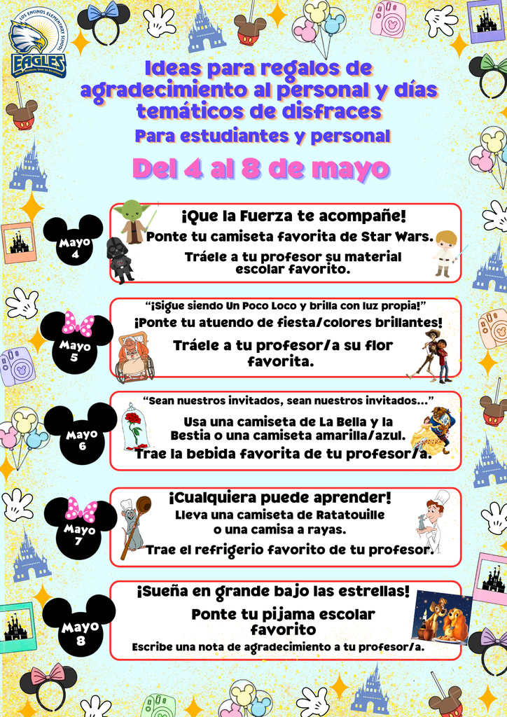 Staff Appreciation Week Flyer