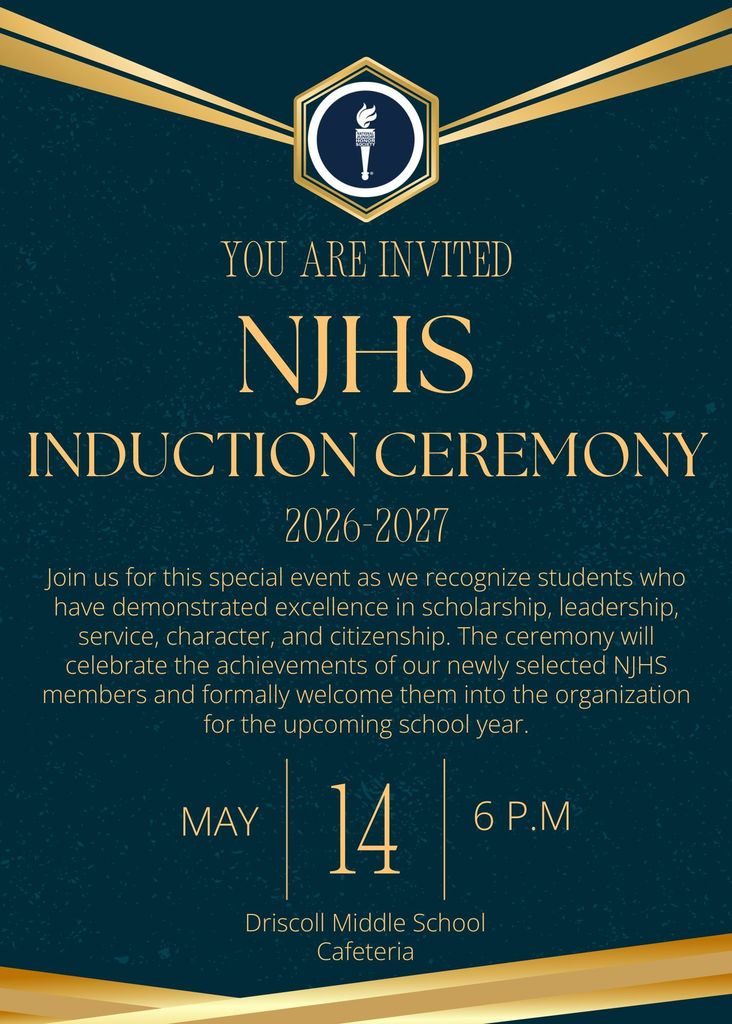 NJHS Induction Ceremony