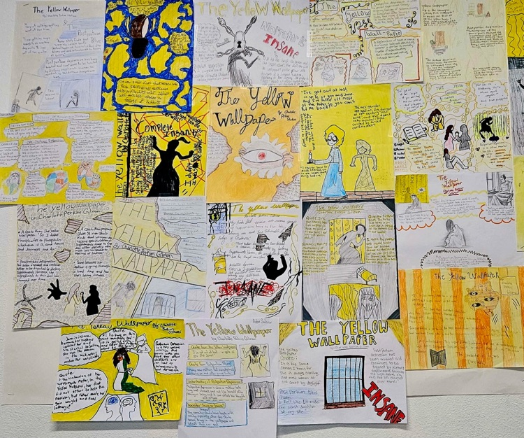 STAAR is done… but the real questions are just getting started. 😏📚  The Yellow Wallpaper 🤝 1984 ELA teachers: “Dig deeper.”  #ELALife #ThinkAgain #TigerStrong