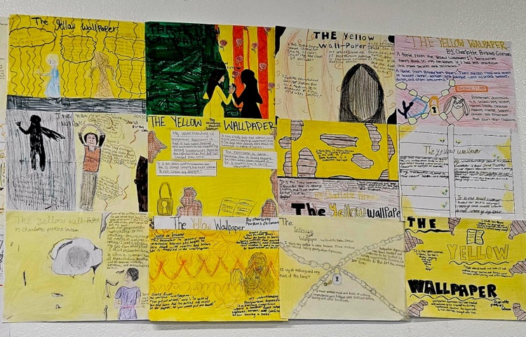 STAAR is done… but the real questions are just getting started. 😏📚  The Yellow Wallpaper 🤝 1984 ELA teachers: “Dig deeper.”  #ELALife #ThinkAgain #TigerStrong