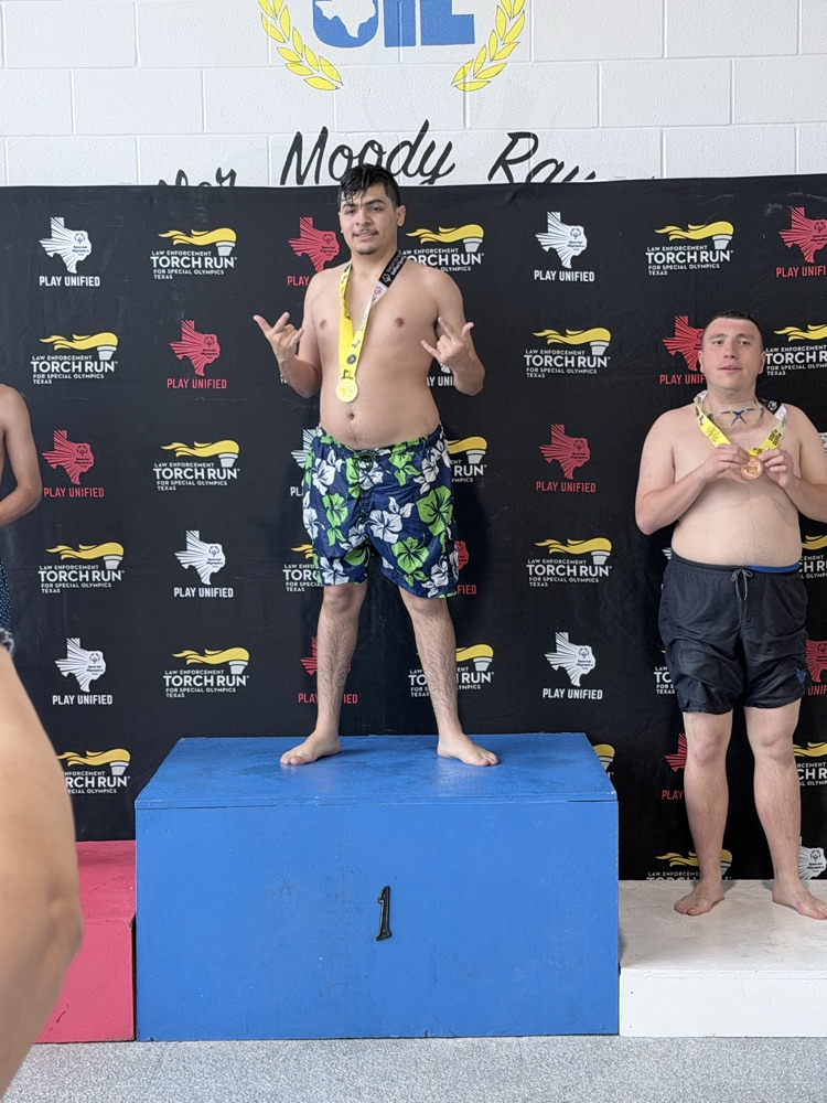 BIG TIME SHOUTOUT to our Special Olympics swimmer!!! 🏊‍♂️🔥 Out here representing with heart, determination, and pure Tiger pride 💙🐯  Different level. Different mindset. ALL heart. #TigerPride #SpecialOlympics #BuiltDifferent