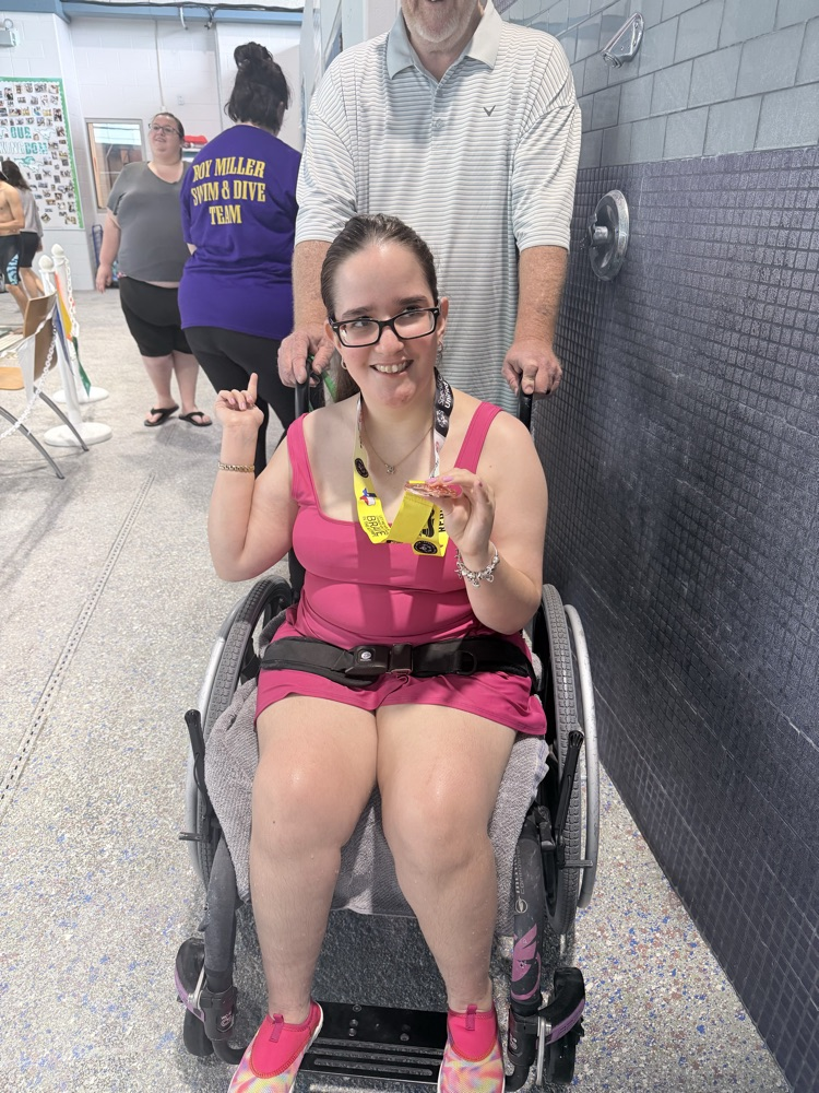 BIG TIME SHOUTOUT to our Special Olympics swimmer!!! 🏊‍♂️🔥 Out here representing with heart, determination, and pure Tiger pride 💙🐯  Different level. Different mindset. ALL heart. #TigerPride #SpecialOlympics #BuiltDifferent