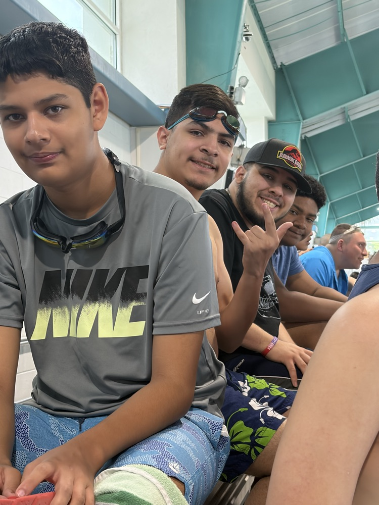 BIG TIME SHOUTOUT to our Special Olympics swimmer!!! 🏊‍♂️🔥 Out here representing with heart, determination, and pure Tiger pride 💙🐯  Different level. Different mindset. ALL heart. #TigerPride #SpecialOlympics #BuiltDifferent