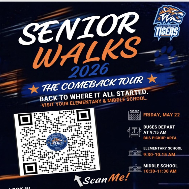 This one’s special… 🥹🎓 Senior Walks = memories, roots, and legacy 🐯  Sign up NOW—spots won’t last! Scan the code & be part of the comeback tour 💙🔥 #SeniorWalks #ClassOf2026 #FinishStrong