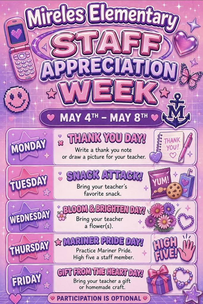 Staff Appreciation Week Flyer for Students