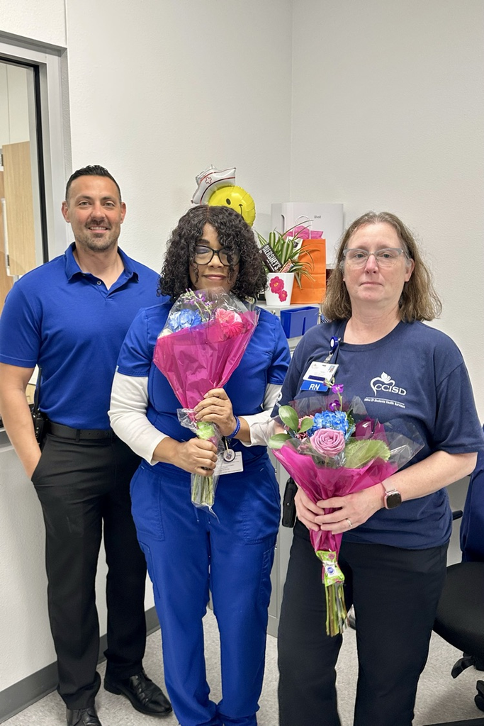 BIG love to our Carroll nurses — Windy Baker & Dinah Taylor! 💙🩺🐯