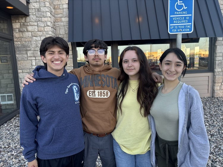 NATIONAL QUALIFIERS. 🐯🏆  These Tigers are headed to Minnesota to compete at NIETOC! We’re proud of Ethan, Abcede, Guadalupe, and Kaitlyn for representing Carroll 
