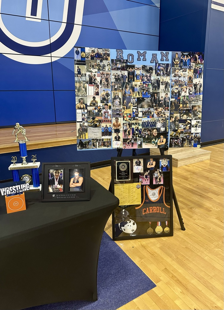 Congratulations to Roman Nino on signing to continue his wrestling career at Wayland Baptist University in Plainview, TX! 🤼‍♂️💙💛  Your Tiger family is proud of everything you’ve accomplished! 🔥  #TPND #BetterAtCarroll  