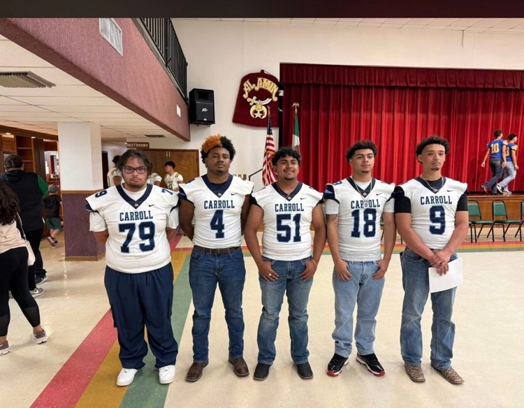 Carroll football got the all-star game looking like a home game. 🐯🔥    Congrats to our Tigers selected to represent on May 16 at Buc Stadium! 🏈💙    #TigerPride #CarrollFootball #BetterAtCarroll
