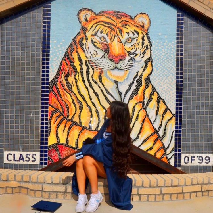 Senior Sunday hits different when there are only THREE left. 🐯🎓💙🧡  #SeniorSunday #ClassOf2026 #CarrollTigers 