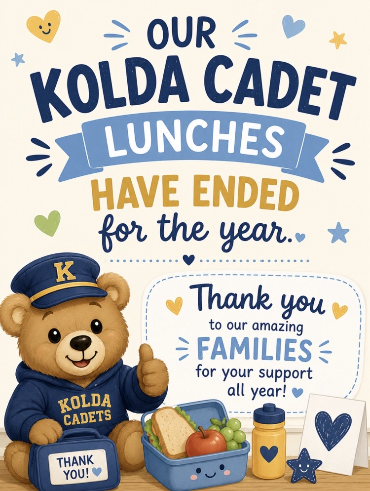 Cadet Lunches have ended