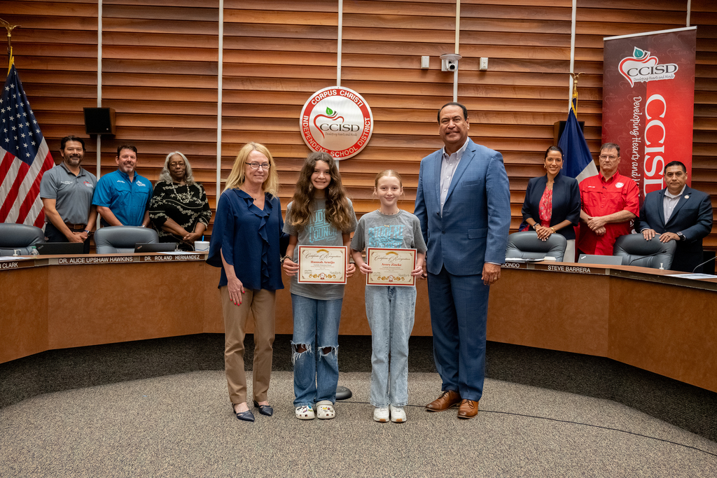 Creekside elementary school pledge recognitions. 