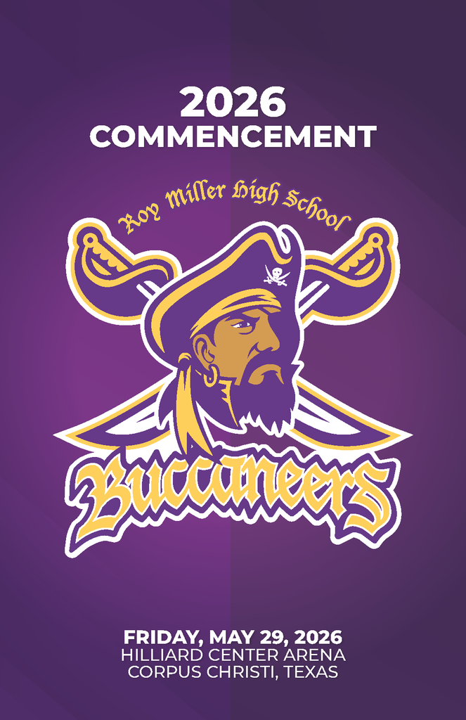 2026 commencement roy miller high school buccaneers