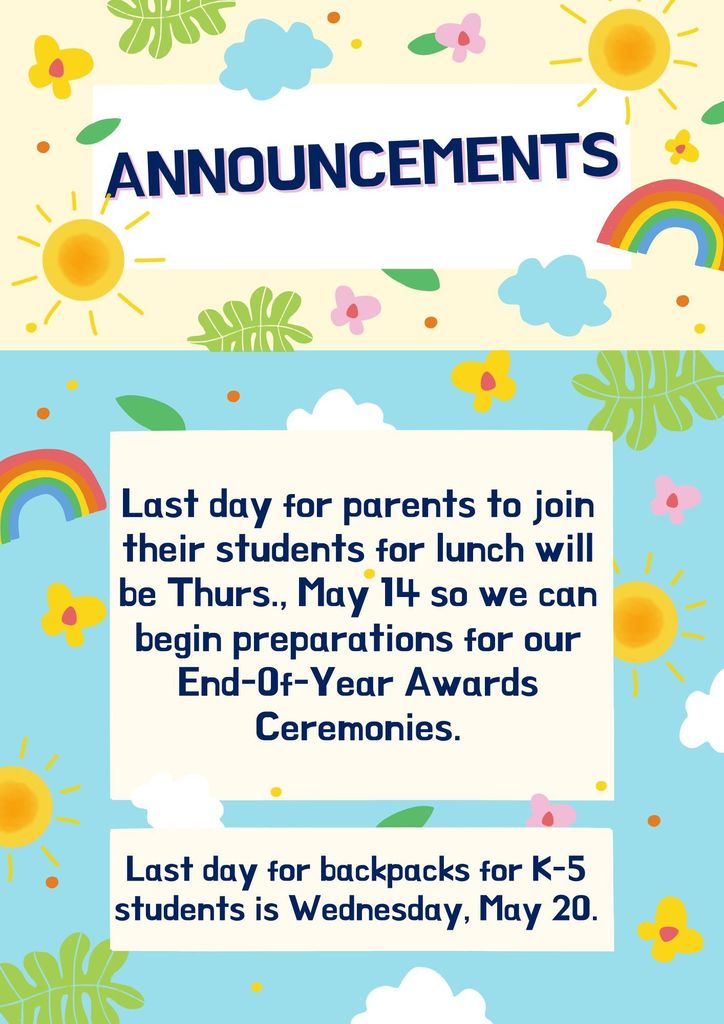 announcements