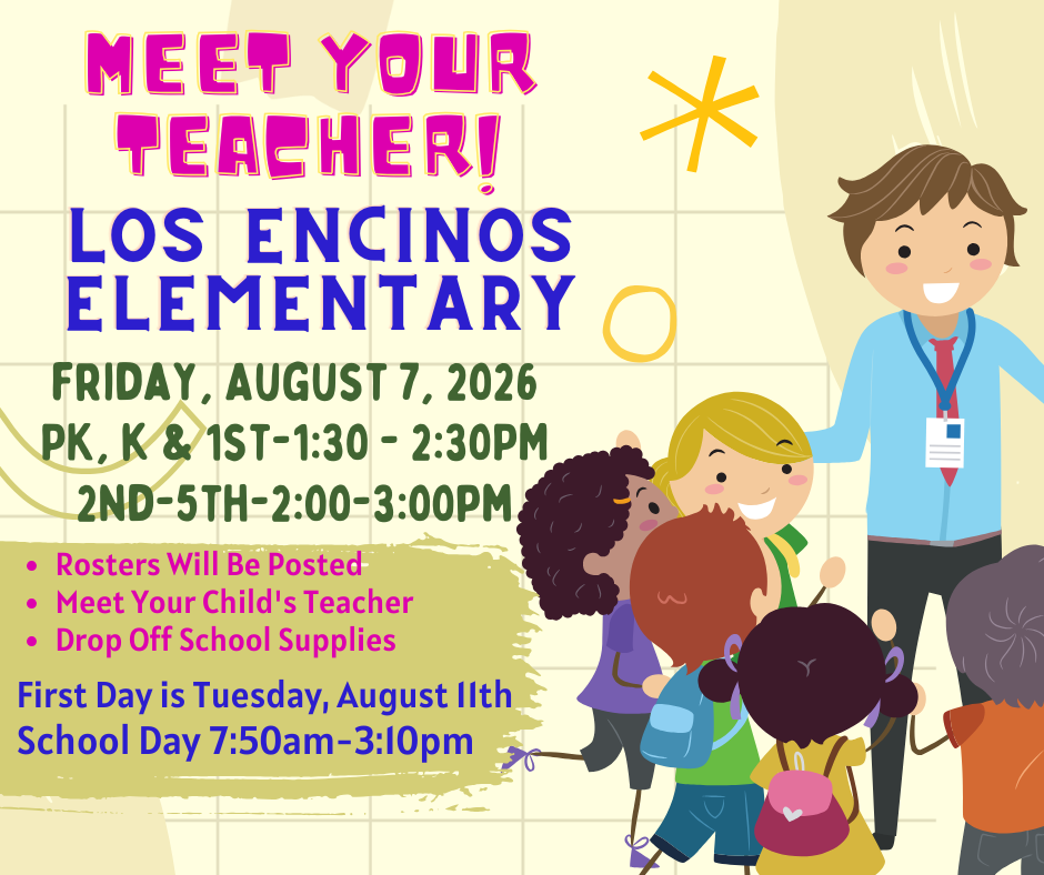 Meet the Teacher - Friday, August 7
