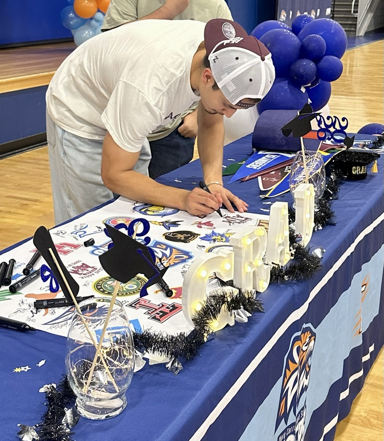 Yeah… we’re still not over Decision Day. 👀🔥  The energy. The smiles. The future plans becoming REAL. 🎓🐅  This senior class keeps showing why Carroll does it different. 💙🧡  #CarrollTigers #DecisionDay #SeniorSeason #TPND