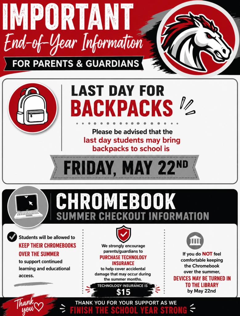 Friday last day for backpacks