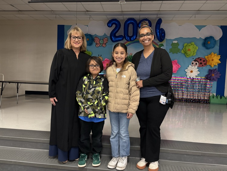 winners of the perfect attendance drawing for brand new bicycles
