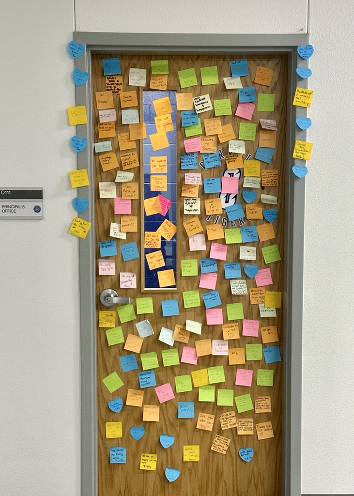 🐝🔥 BOSS BIZZ ONLY.  The sticky notes are flying and the appreciation is loud for the leaders who keep Carroll buzzing every day. 💙🧡🐅  #BetterAtCarroll #BossBizz #TPND