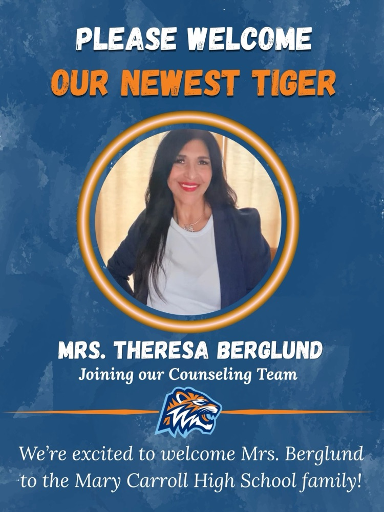 Welcome to the Den, Mrs. Berglund! 🐾  #CarrollTigers #TPND