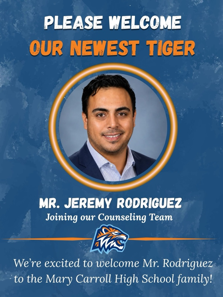 Glad to have you in the Den, Mr. Rodriguez! 🐾  #CarrollTigers #TPND