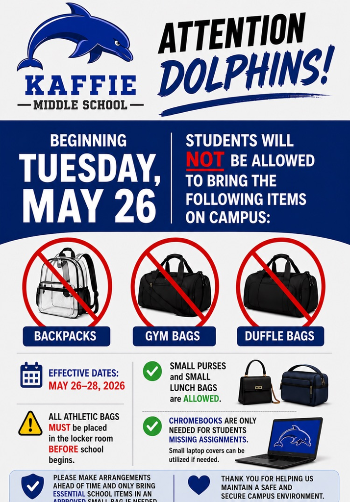 no bags allowed at school