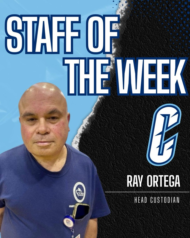 🔥 Huge shoutout to this week’s Staff of the Week, Mr. Ray Ortega! 👏🐅
