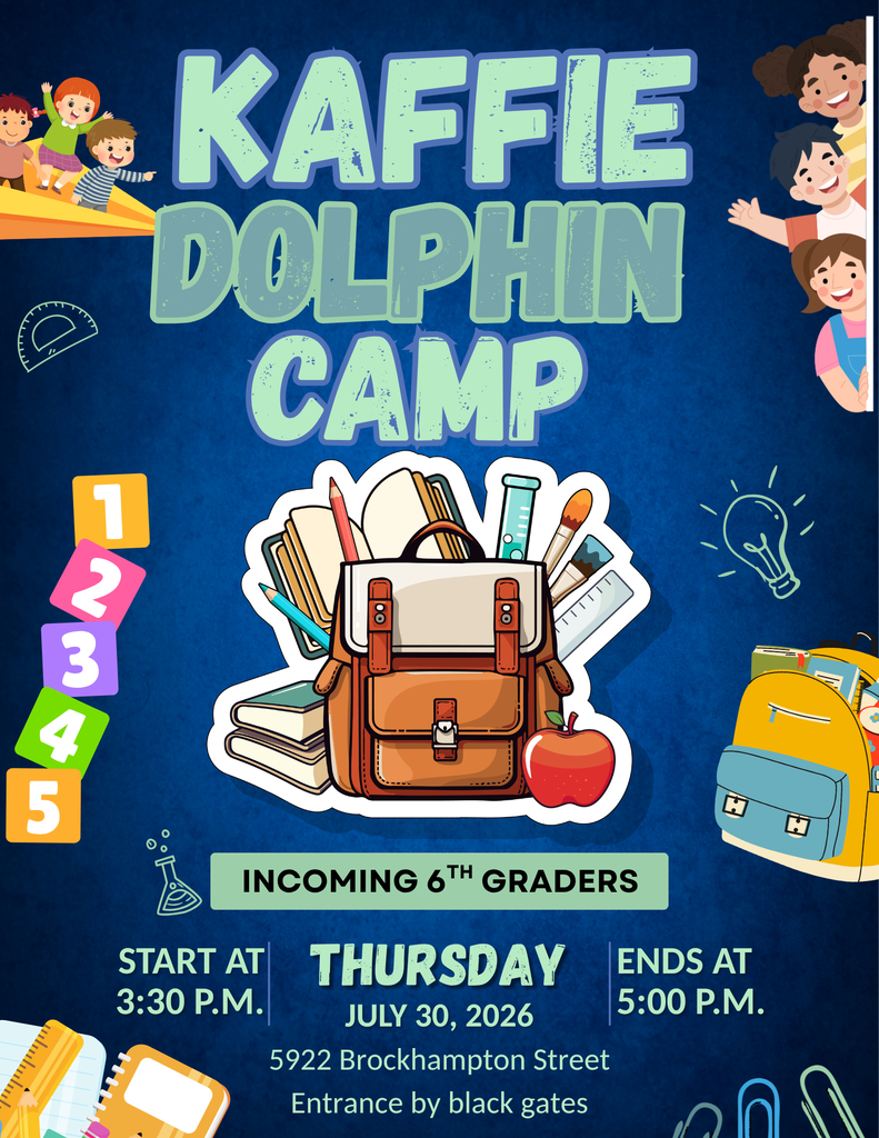 Dolphin Camp for Incoming 6th grade students