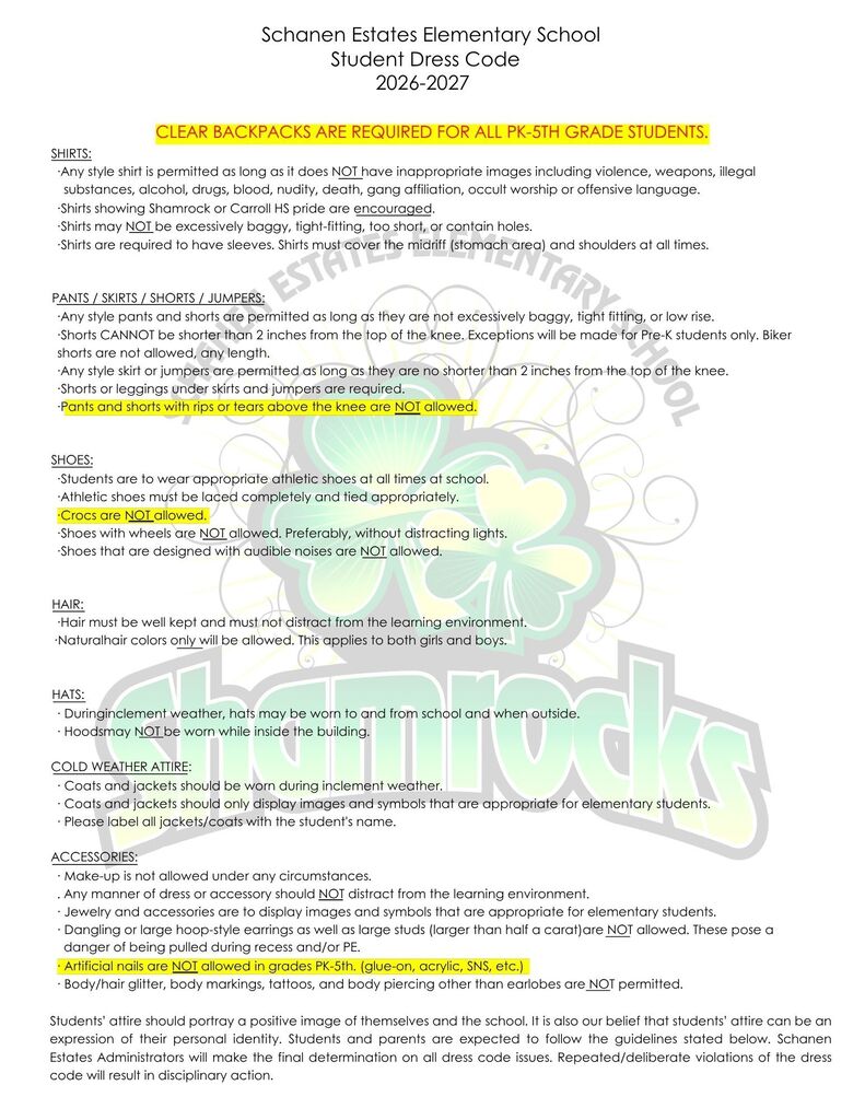 student dress code