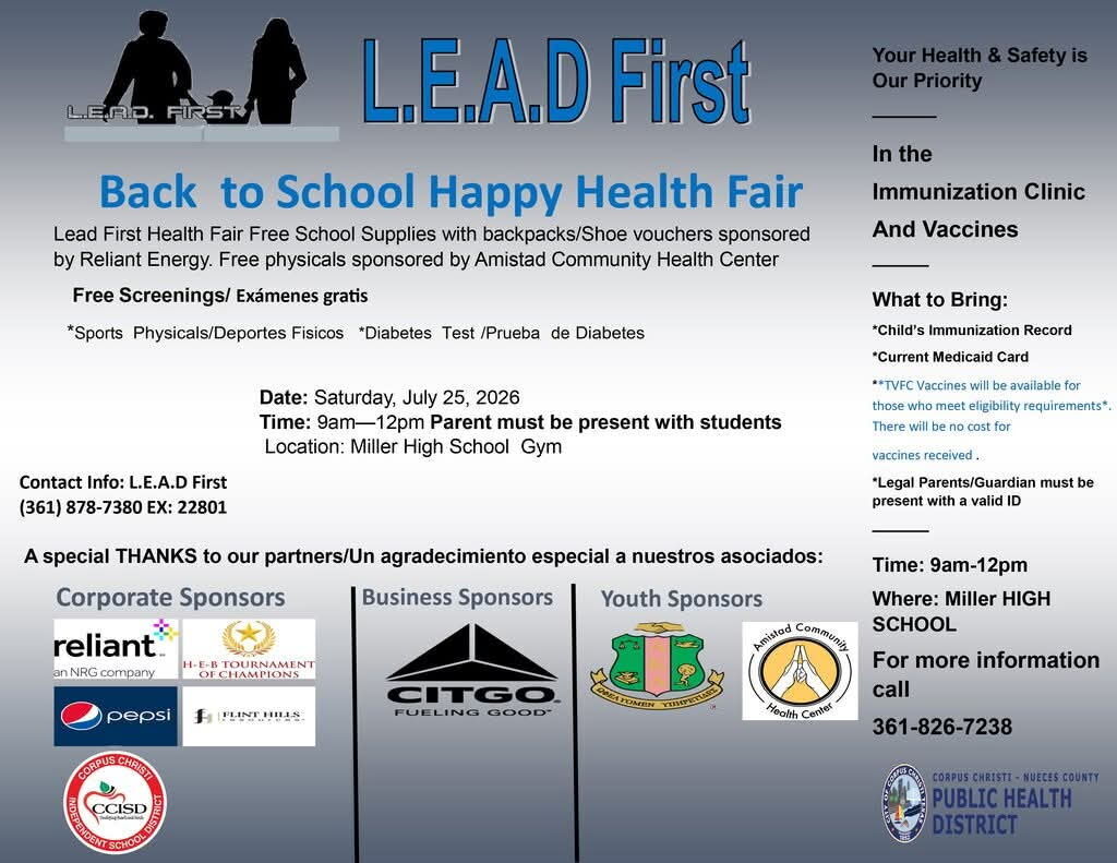 Happy Health Fair Back To School Event