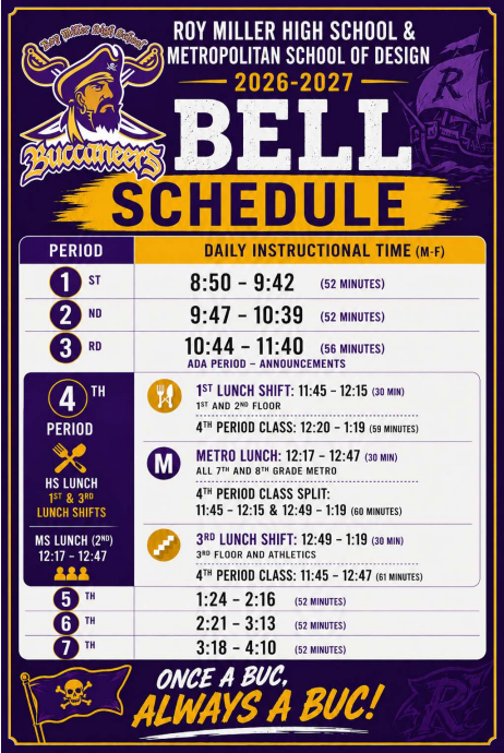 26-27 Miller Bell Schedule