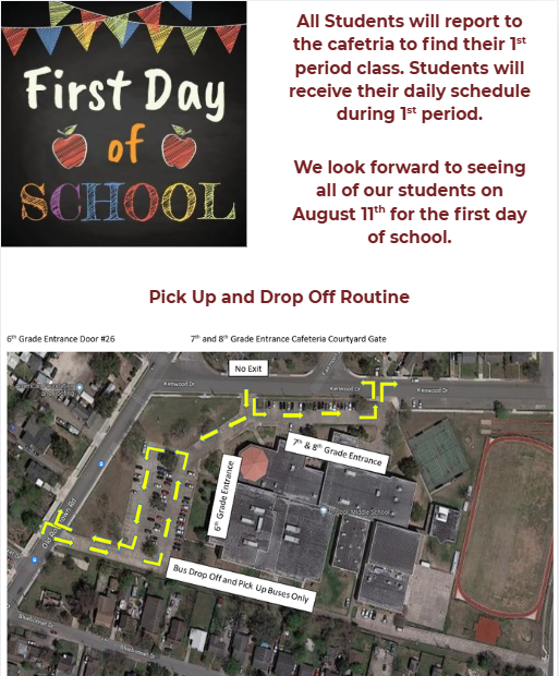 First Day of School Drop Routine - Drop Off and Pick Up 