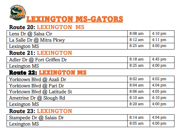 Bus Routes