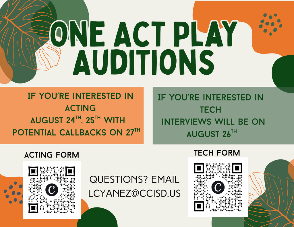 One Act Play Auditions