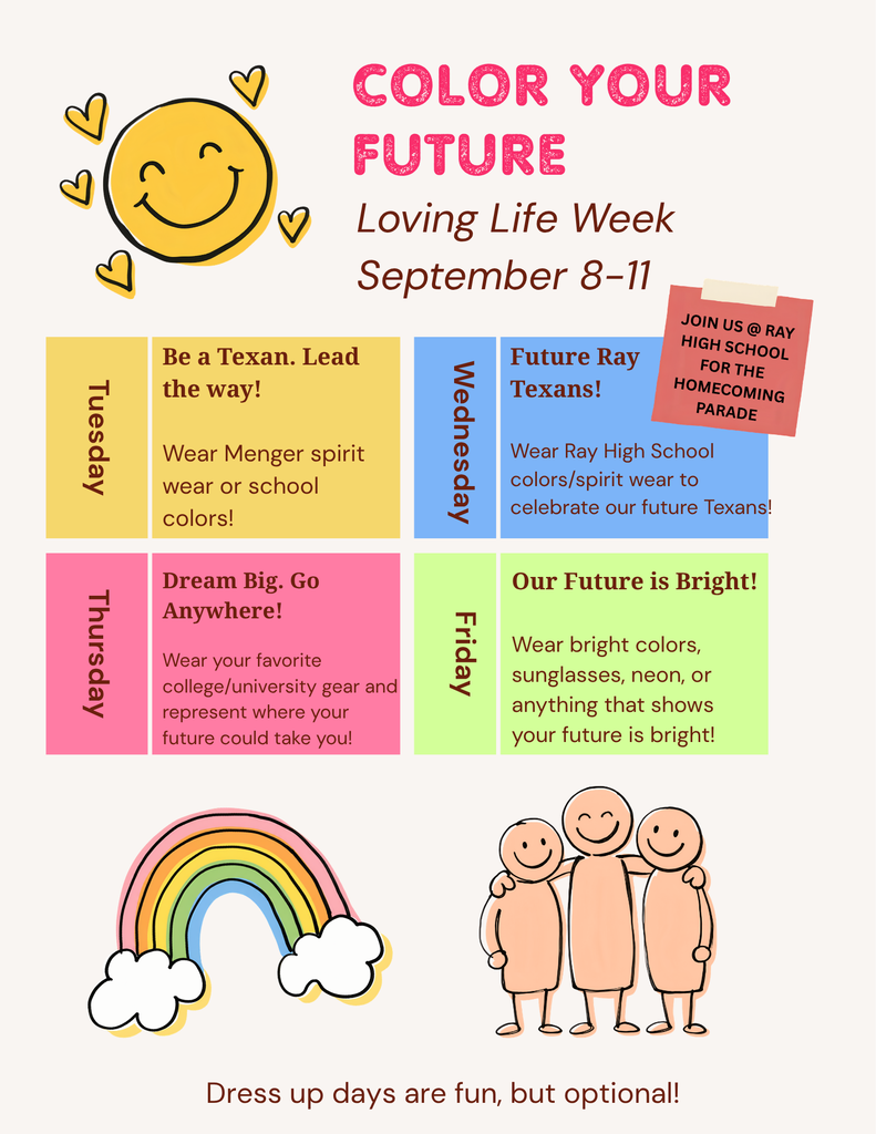 Loving Life Week Dress Up Days