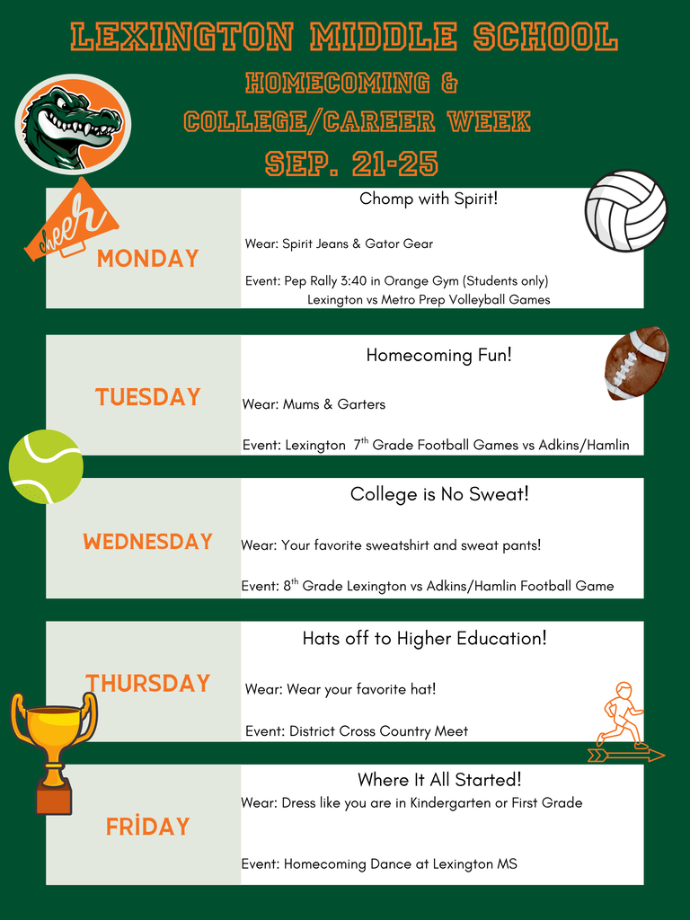 Homecoming Dress Up Week