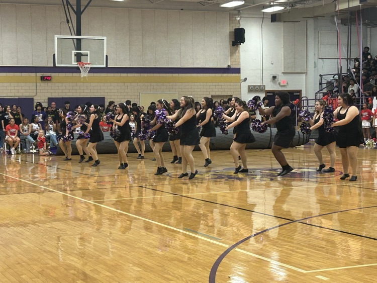 students enjoying the pep rally