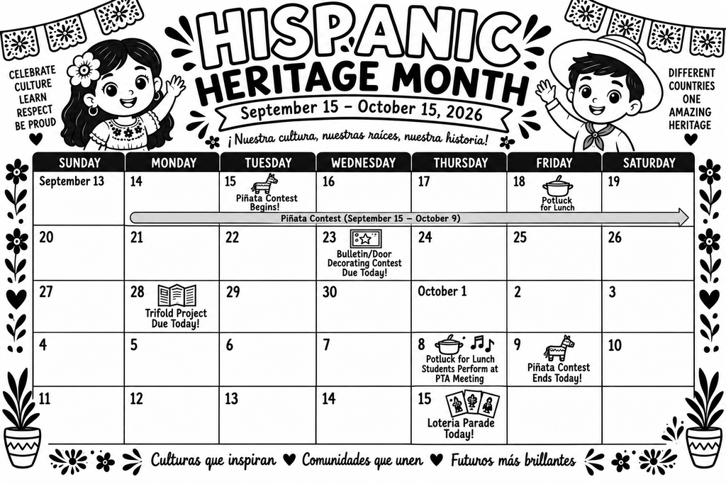 Calendar of events
