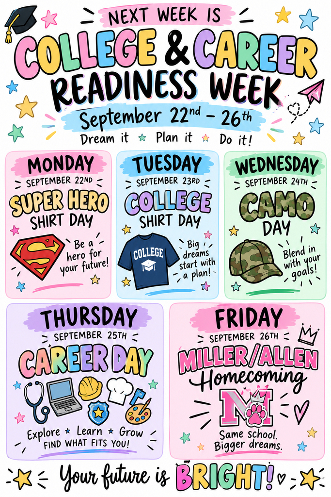 dress up days for the week