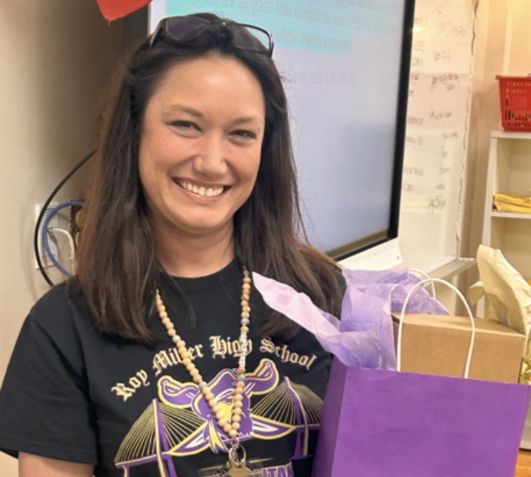Ms. Aguinaldo, August Buc of the Month Teacher