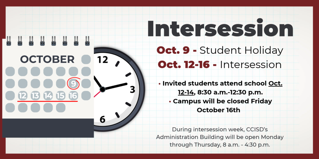 Intersession October 12-14