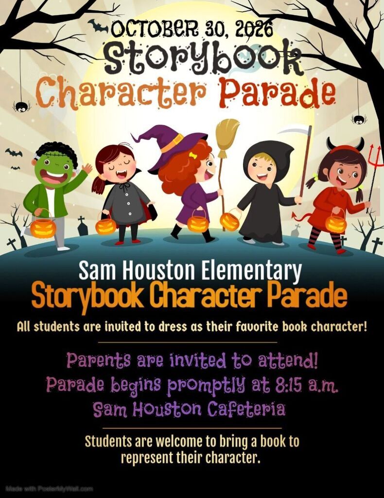 Storybook Character Parade Flyer