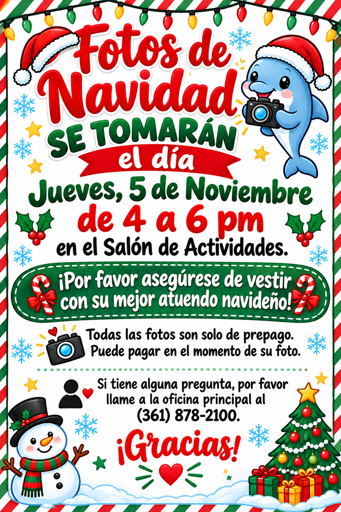 Christmas Pictures Flyer (SPANISH)