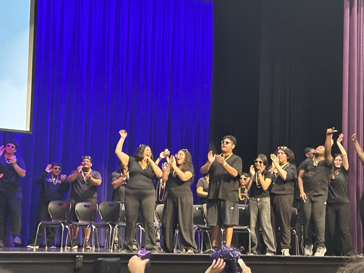 Image from the Miller Improv battle with Students on stage