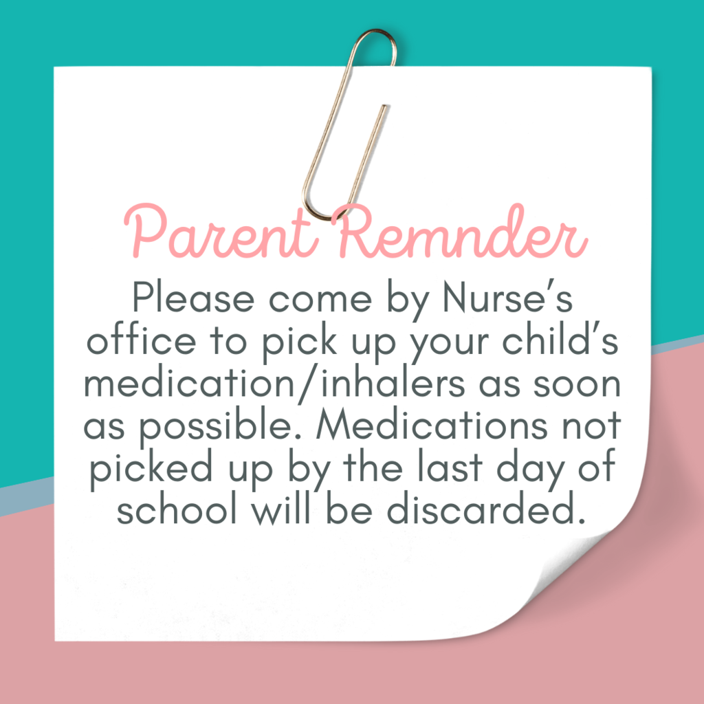 Medicine pick up flyer