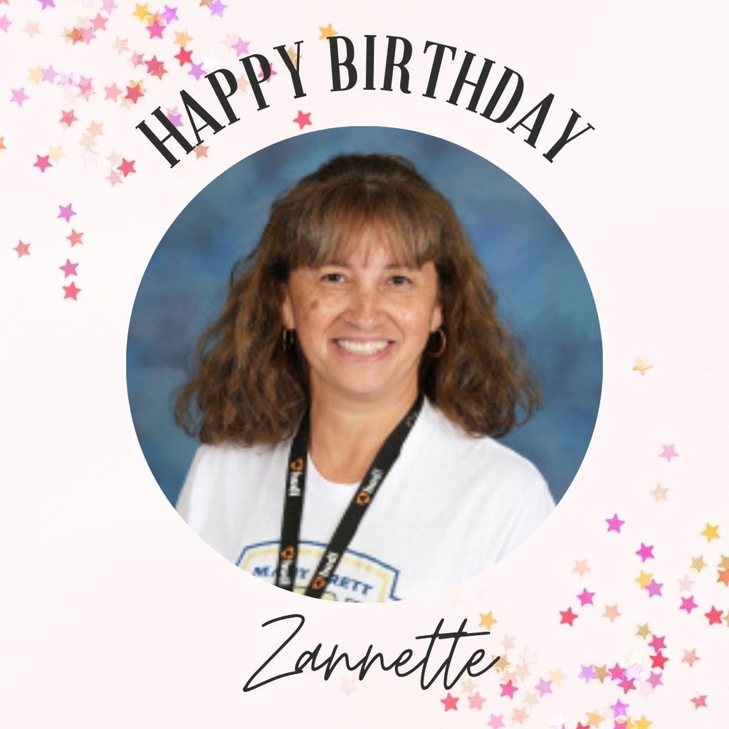 Happy Birthday Zannette