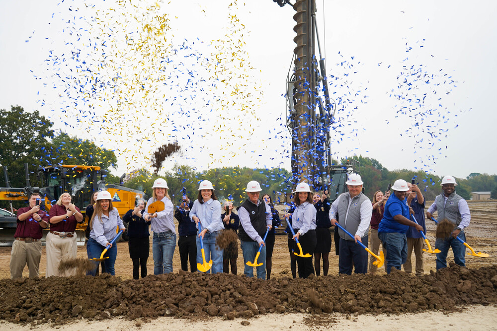 Corsicana ISD breaks ground on 2025 Bond Ag building