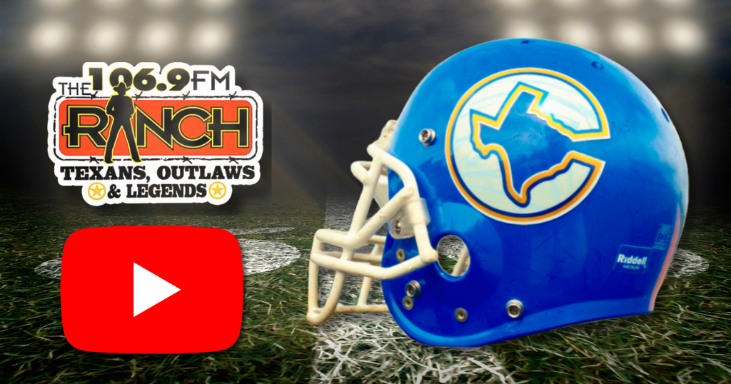 Ranch and youtube promotion with Corsicana football helmet