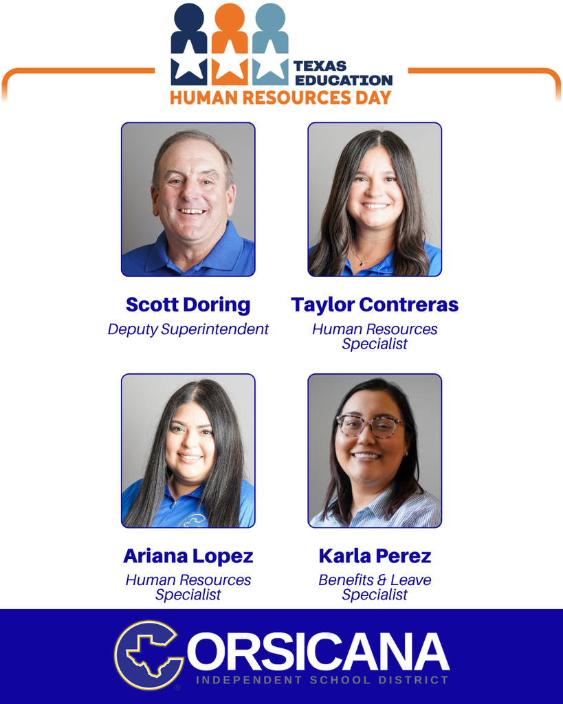 Graphic recognizing Texas Education Human Resources Day